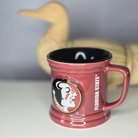 Florida State Seminoles 12 Oz Maroon Red Ceramic Coffee Mug - Picture 7 of 7